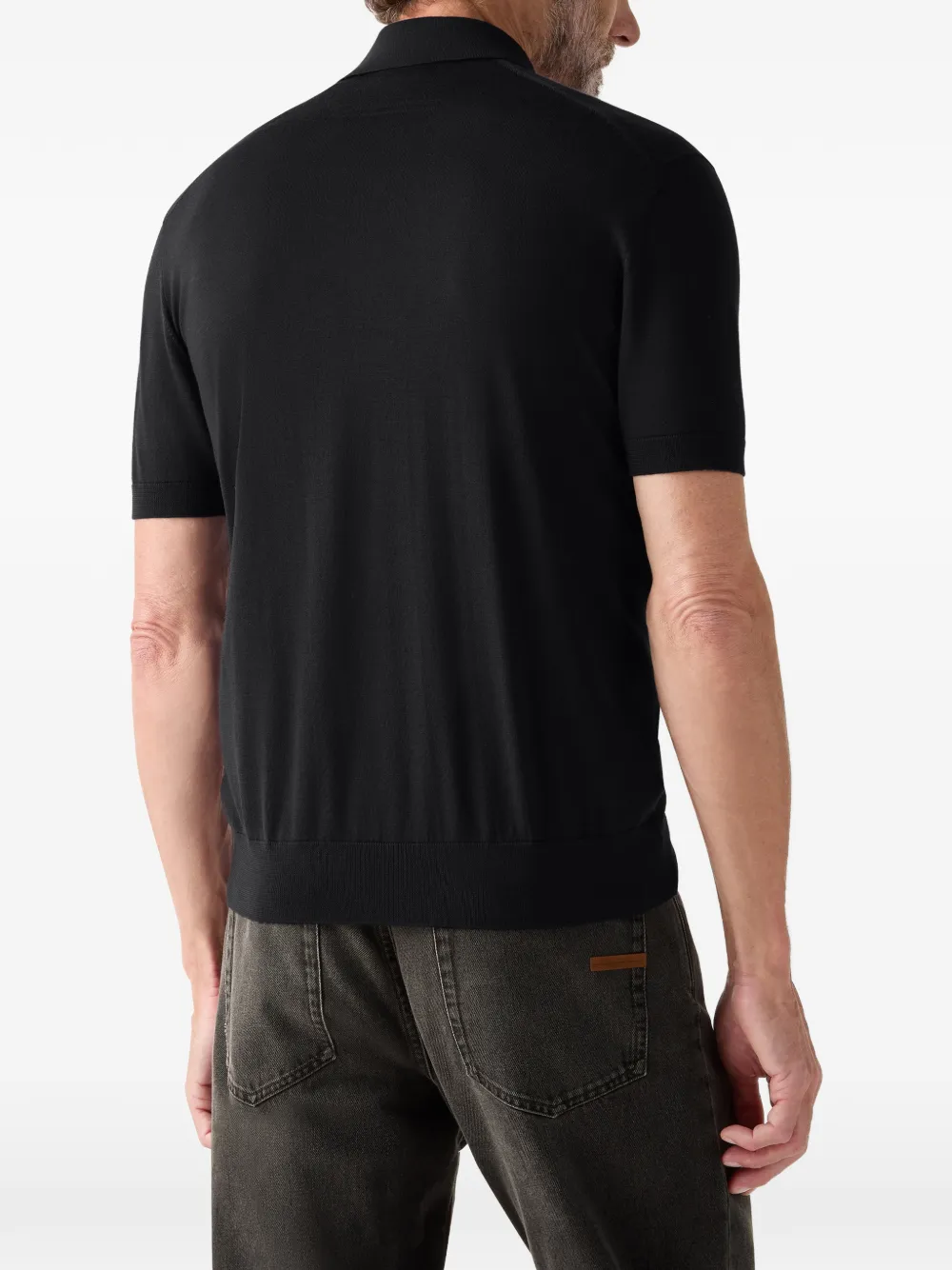 Zegna Poloshirt Zwart