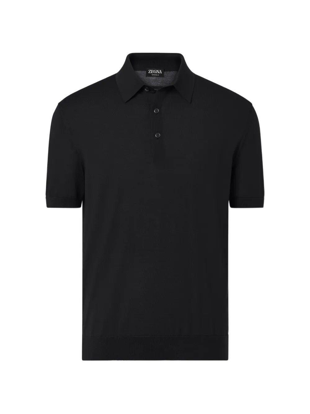 Zegna Polo nera - Nero