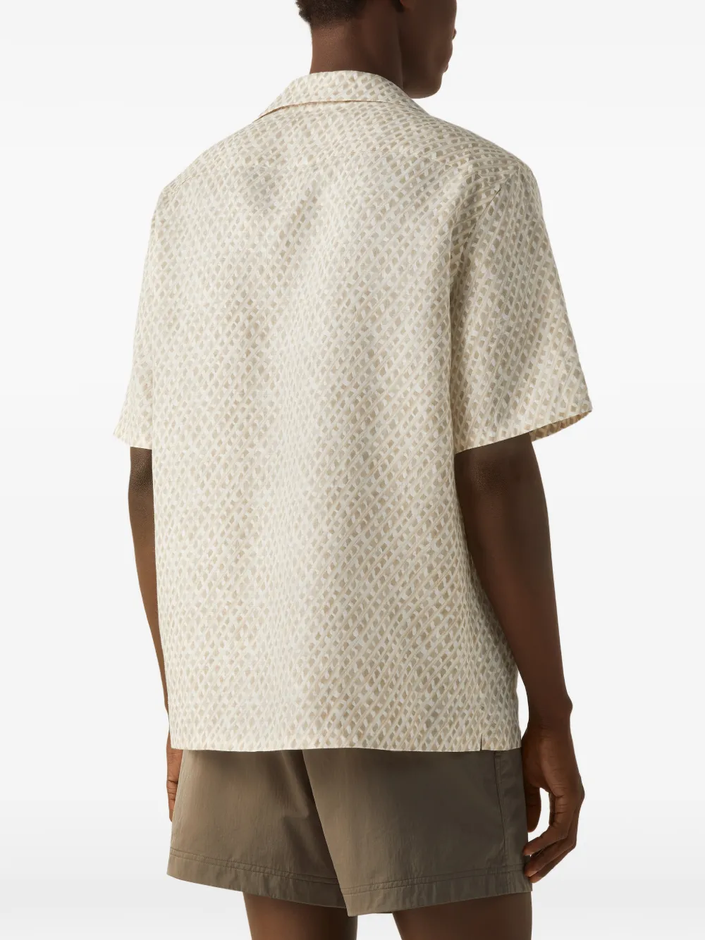 Zegna Oasi Lino overhemd Beige