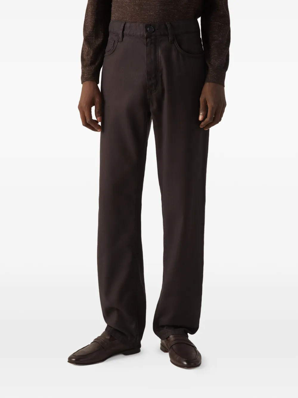 Zegna Broek Bruin