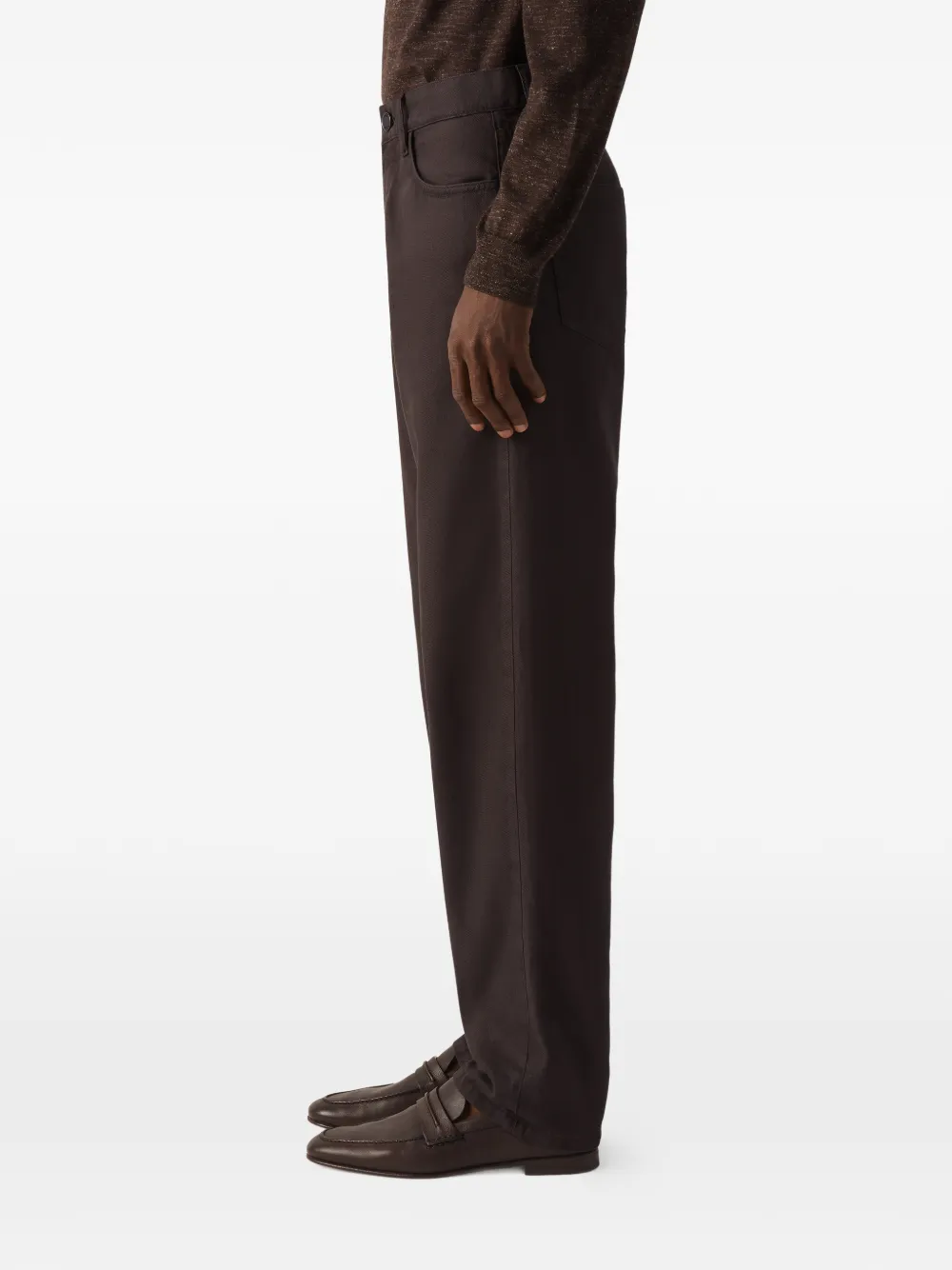 Zegna Broek Bruin