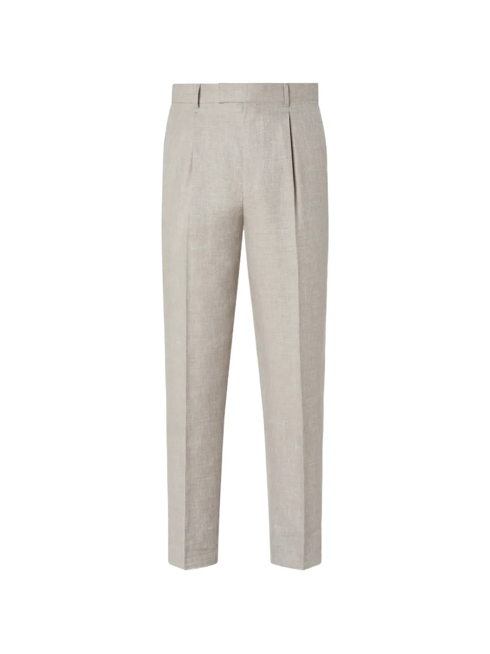 Zegna crossover linen pants - Neutrals