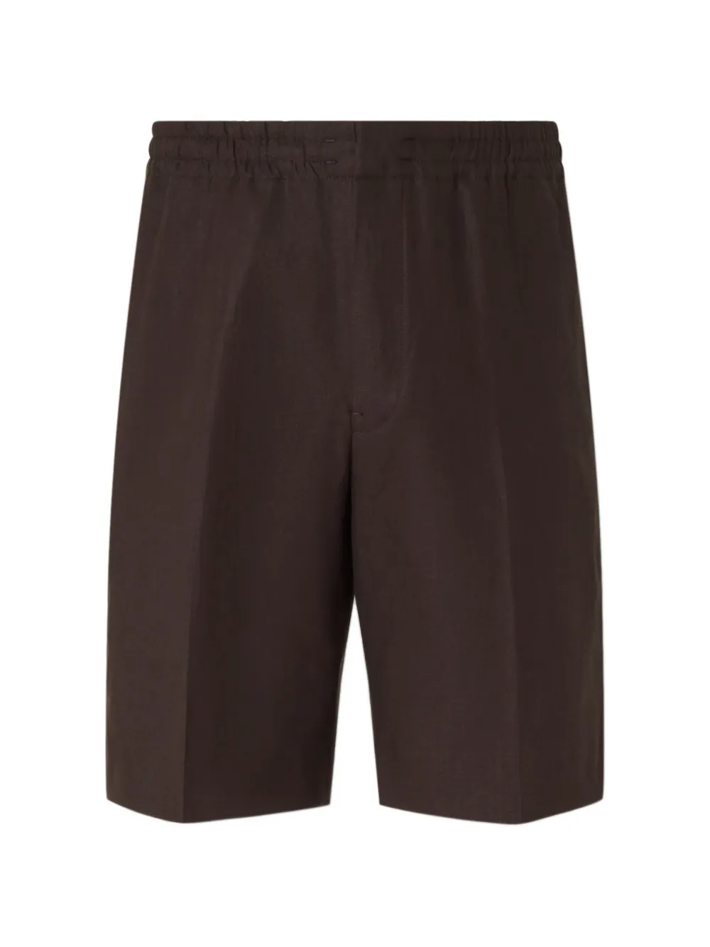 Zegna Shorts Oasi Lino - Marrone