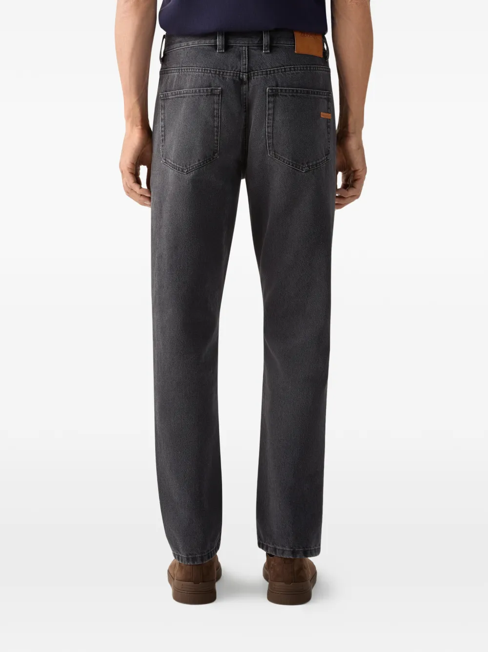 Zegna Roccia jeans met stonewashed-effect Grijs