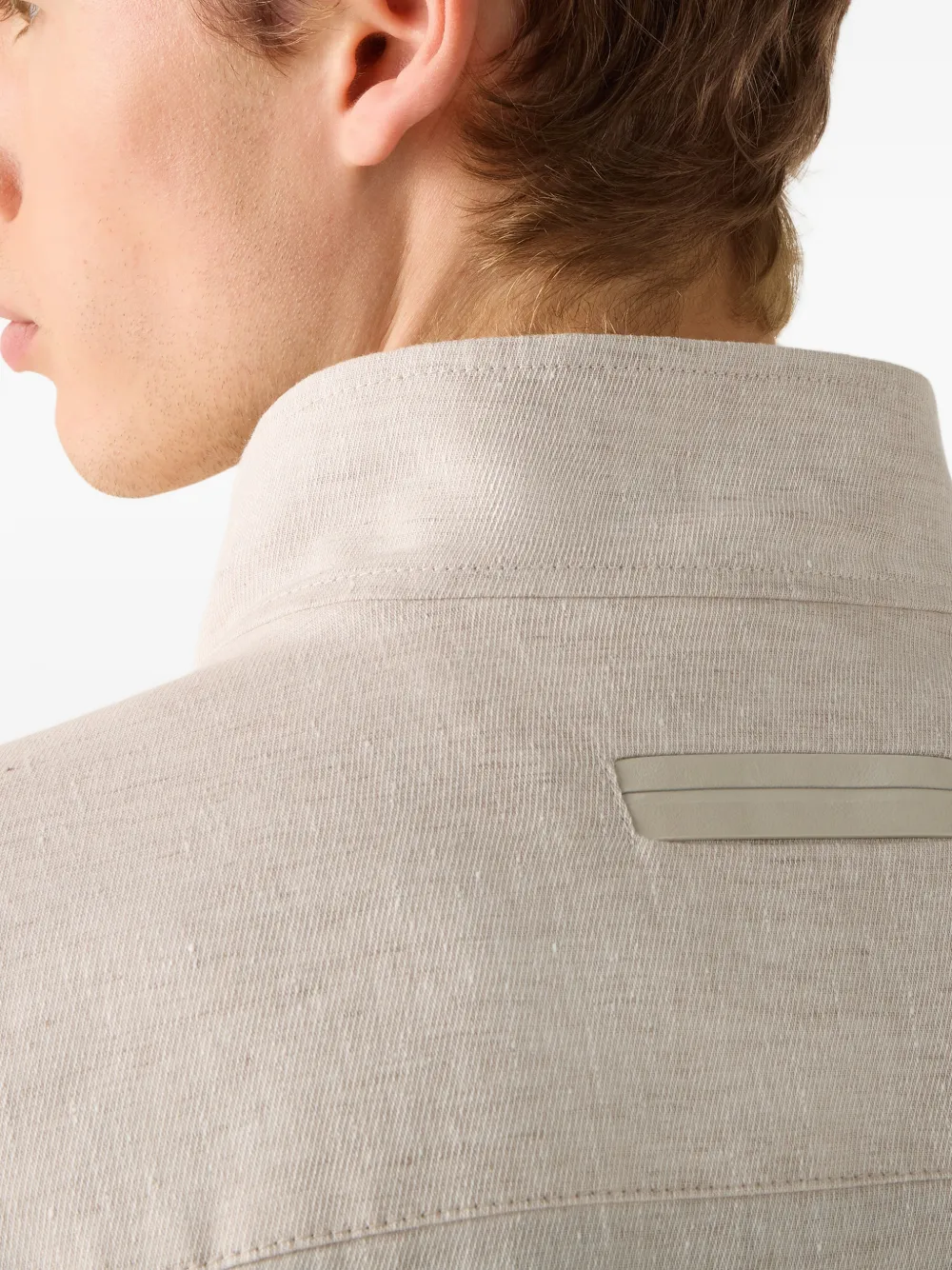 Zegna Oasi linnen veldjack Beige