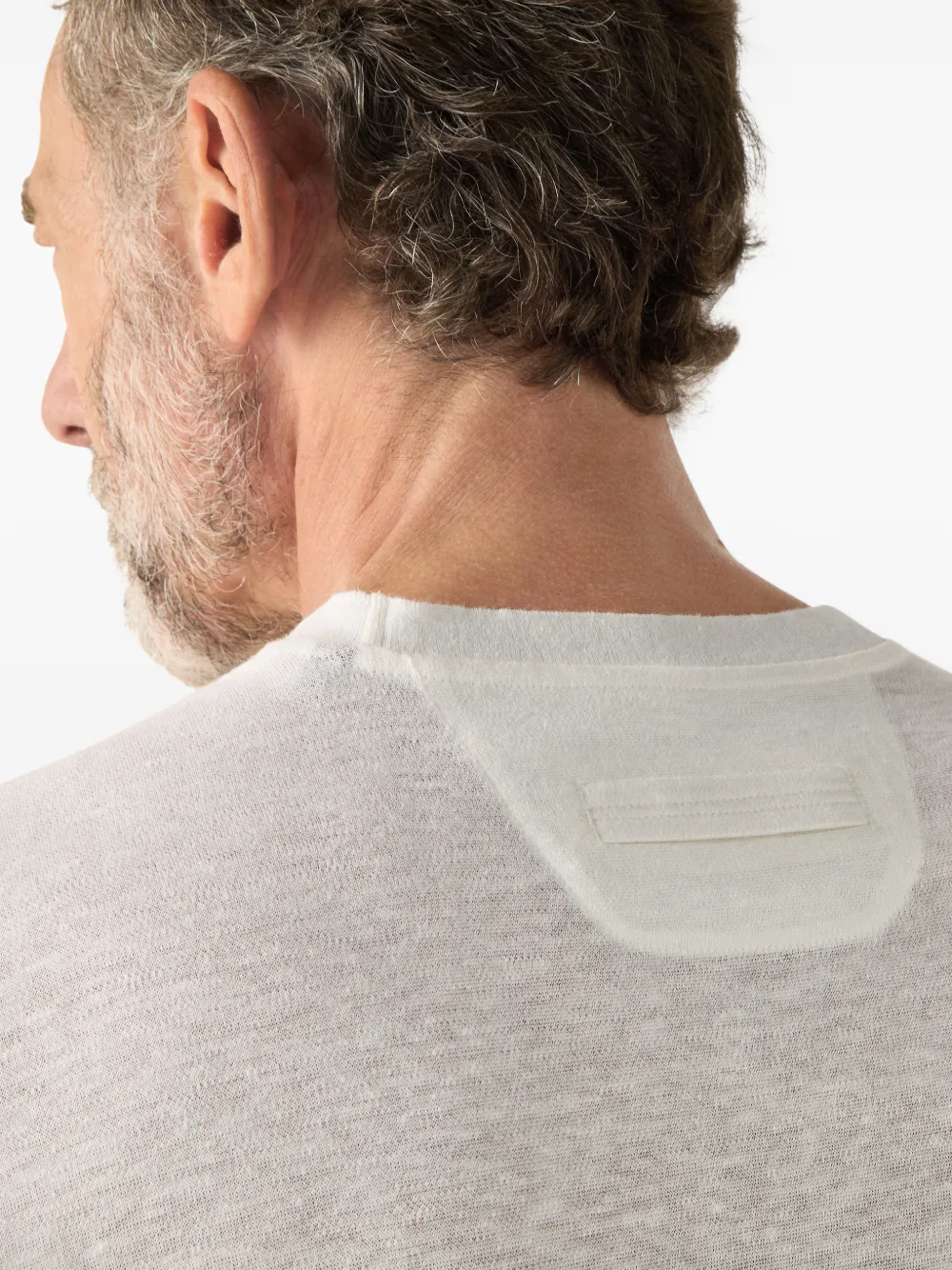 Zegna Oasi T-shirt met ronde hals Wit