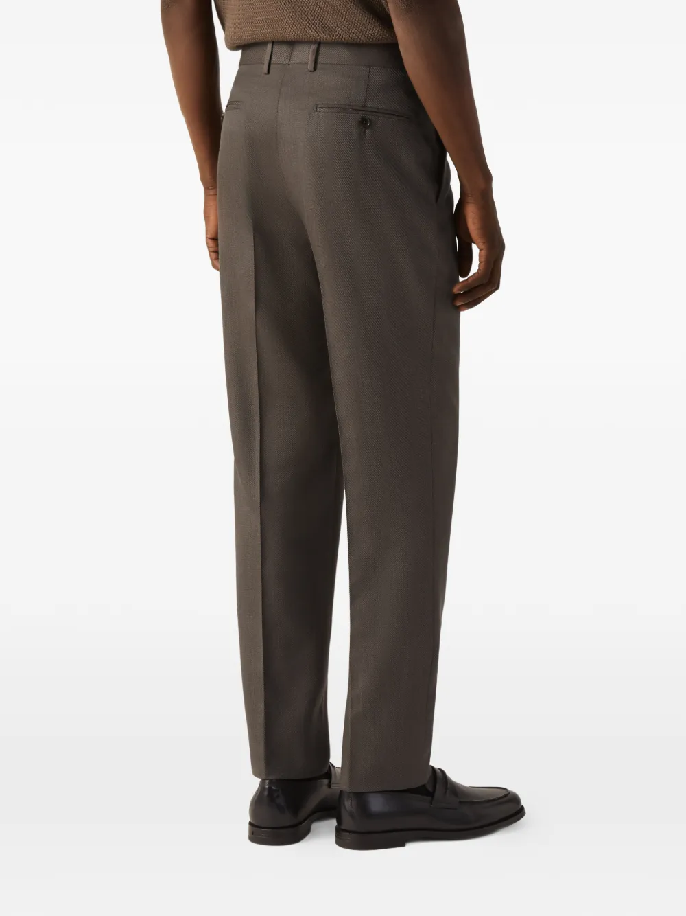 Zegna Plooibroek Grijs