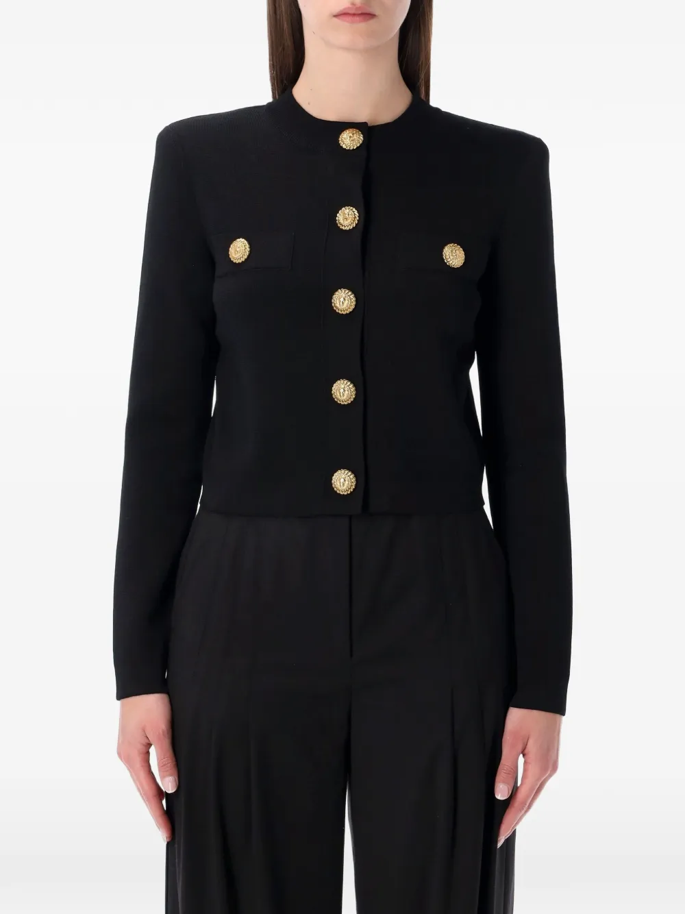 Balmain button-up cardigan - Schwarz