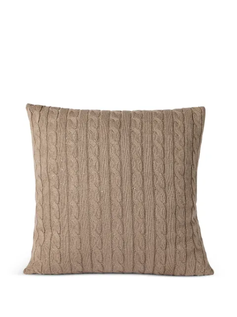 Brunello Cucinelli kabelstrikket pude