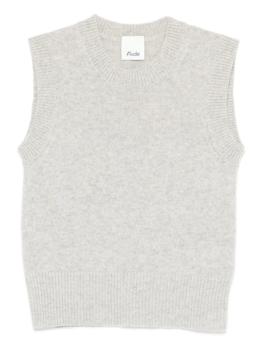 Allude sleeveless knitted top - Grigio