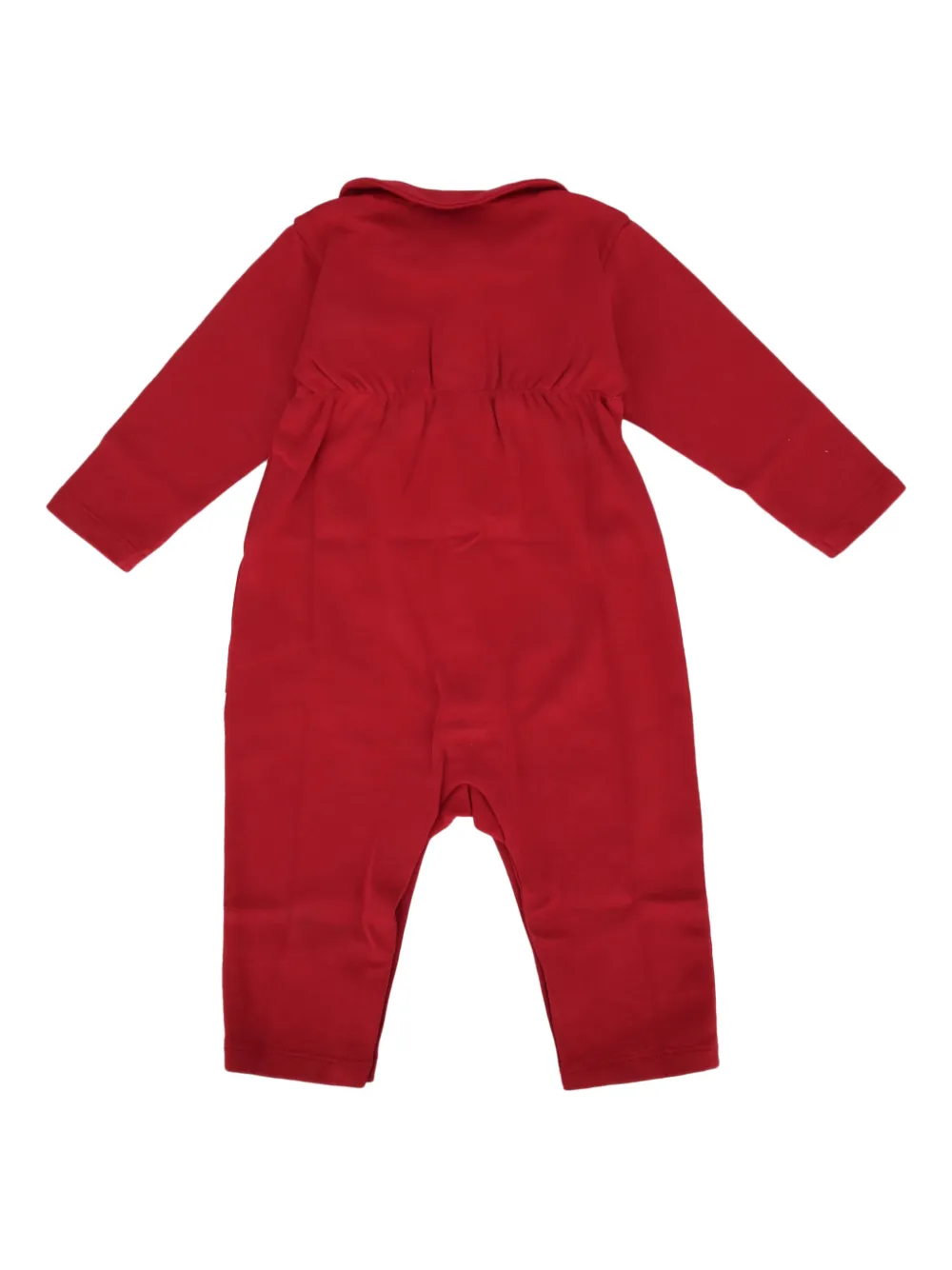 Bonpoint Brynel embroidered collared PAJAMA - Rood
