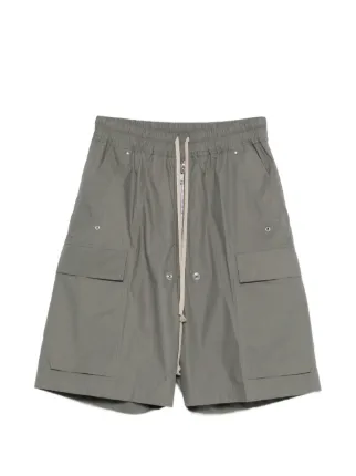Rick Owens Drawstring Cargo Shorts | Green | FARFETCH