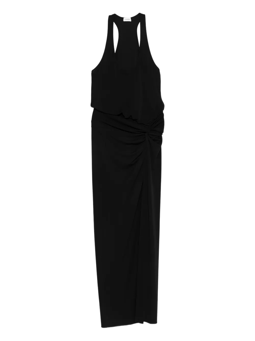 THE ANDAMANE Juno knotted maxi dress - Nero