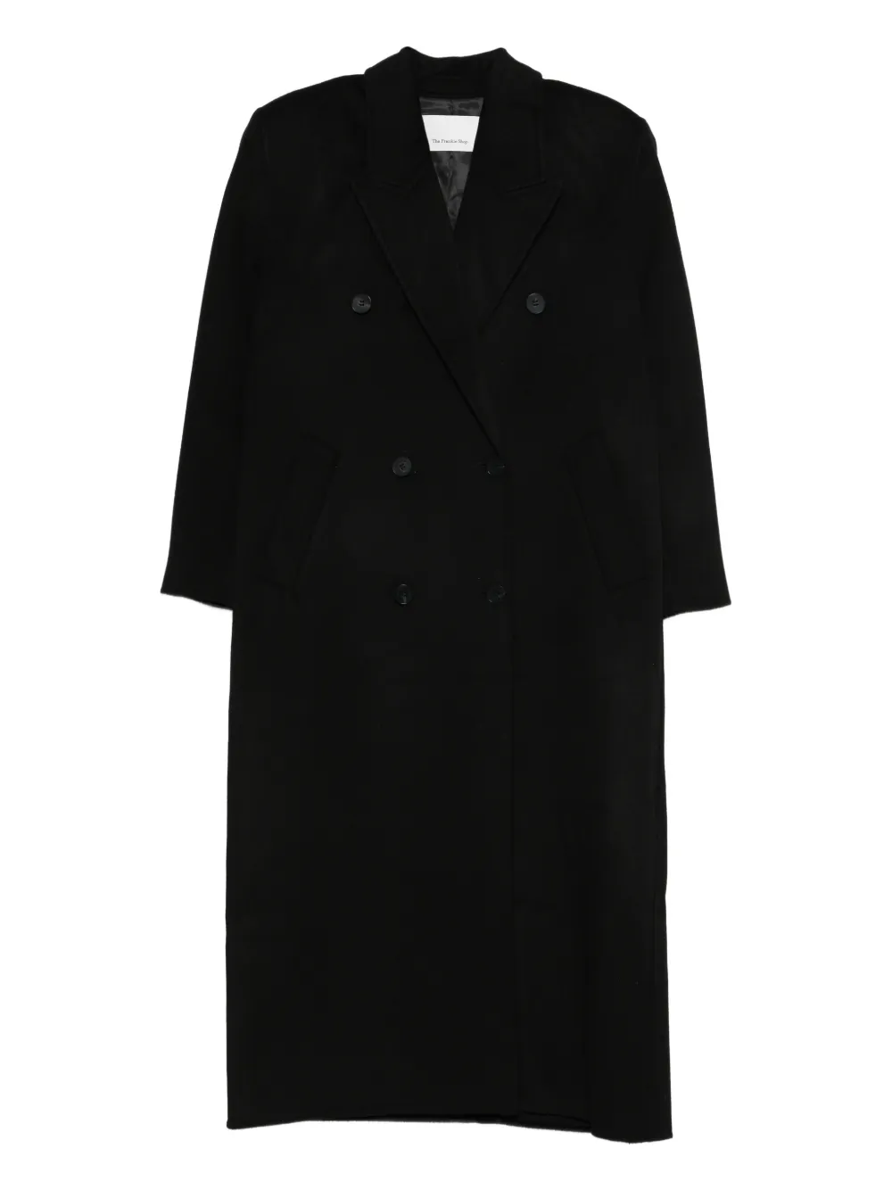 The Frankie Shop Gaia double-breasted coat - Nero