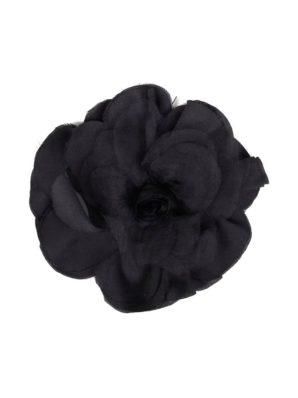 Alina flower shaped pin - Schwarz