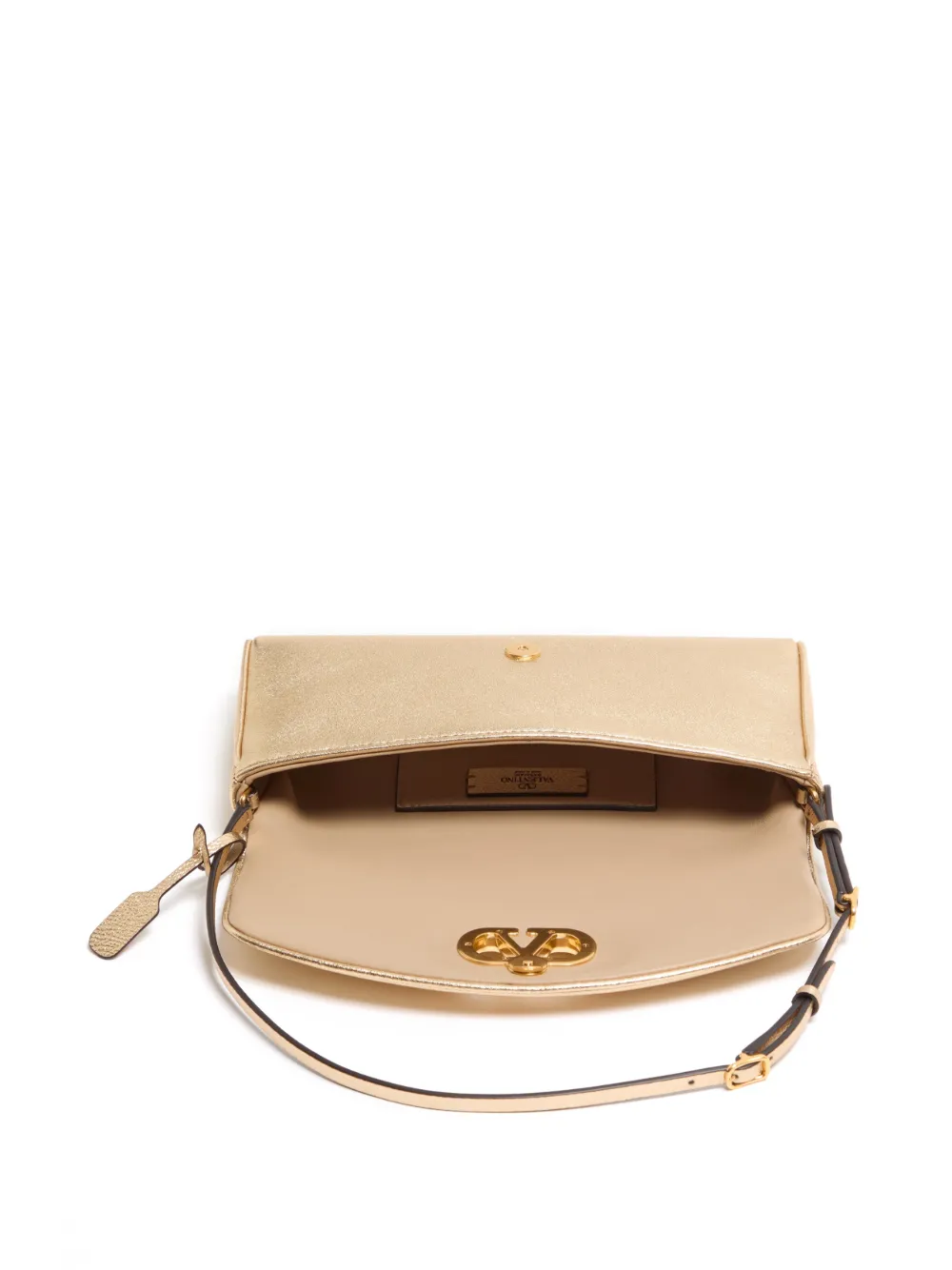 Valentino Garavani Klein DeVain VLogo schoudertas Goud