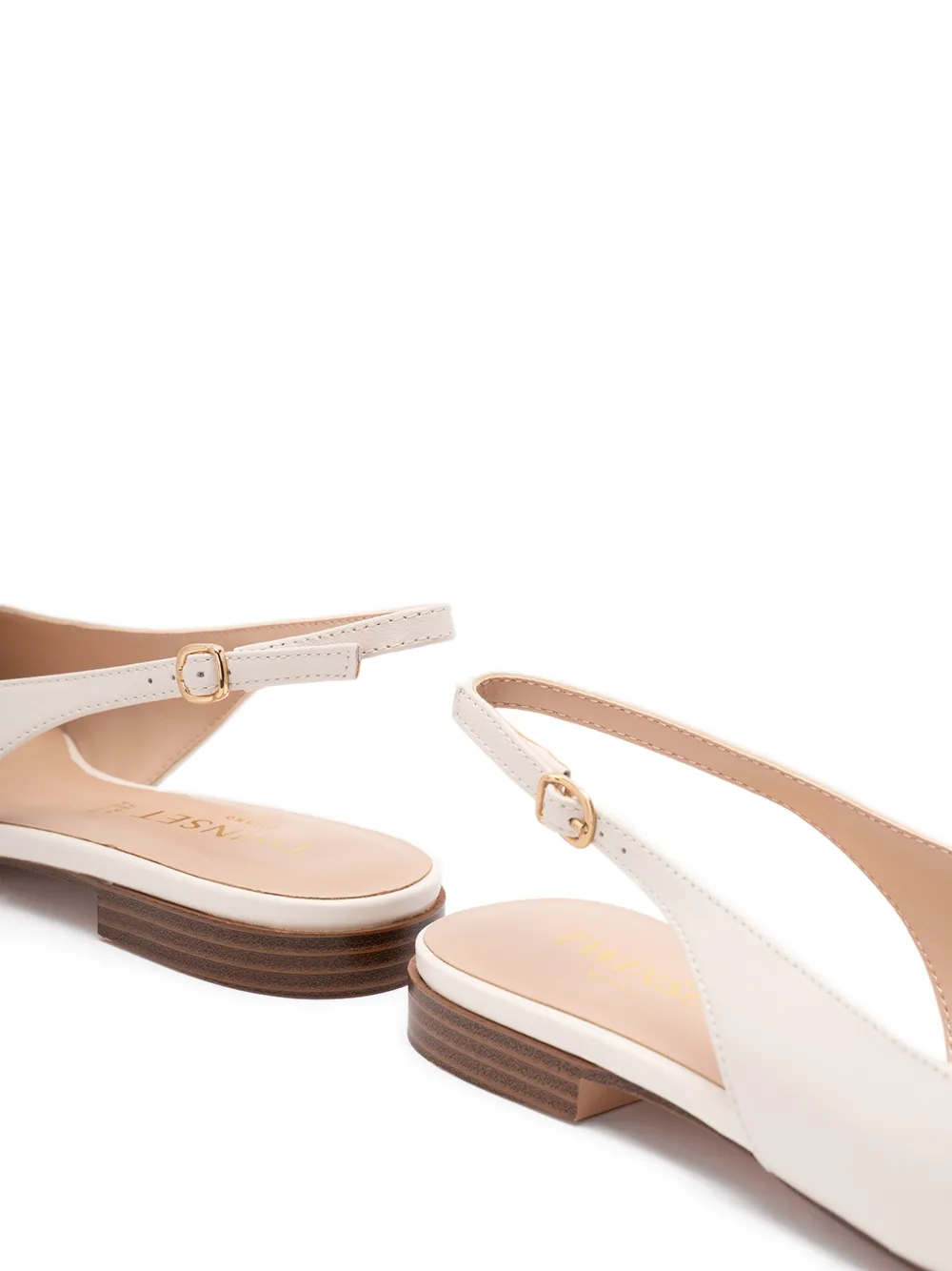  Twinset Pointed Slingback Pumps - Neutrals 