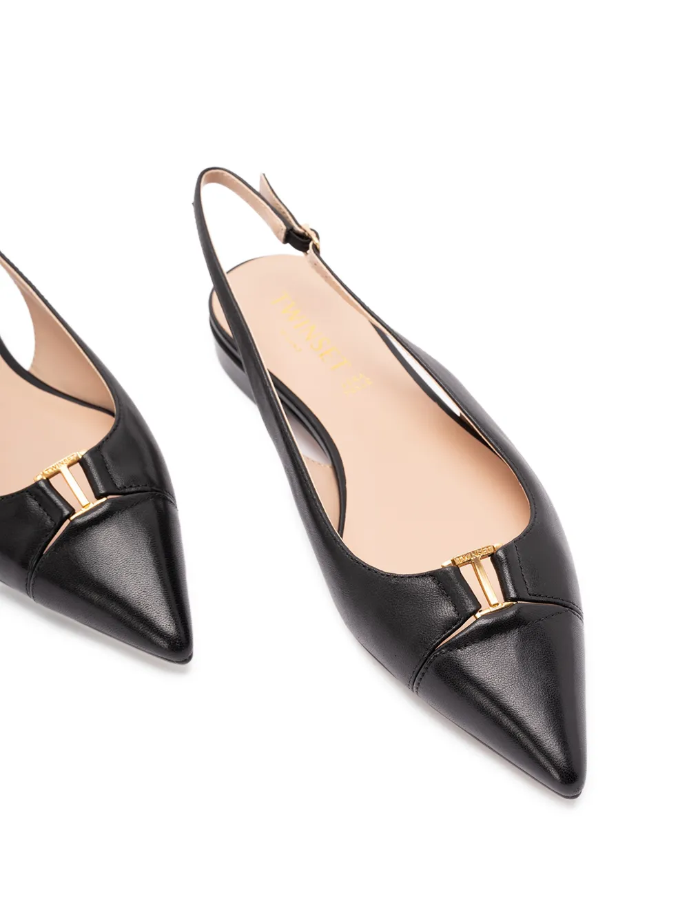  Twinset Buckle Strap Pumps - Black 