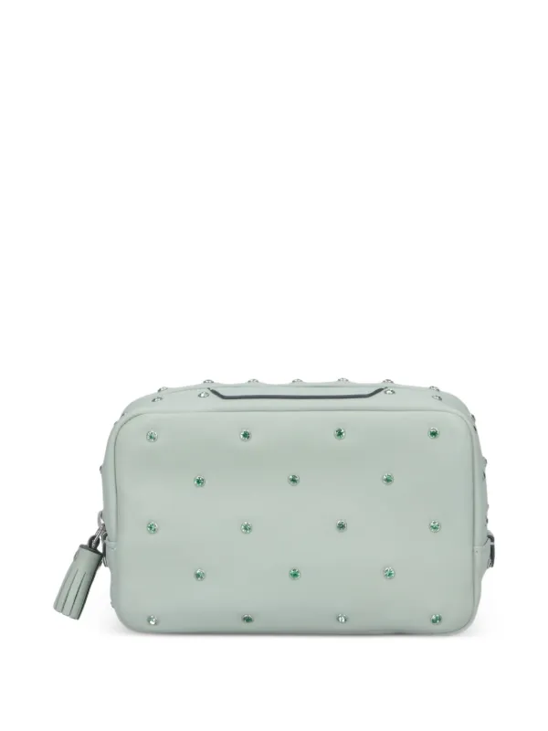 Anya Hindmarch Mini Important Things Clutch Bag in Green