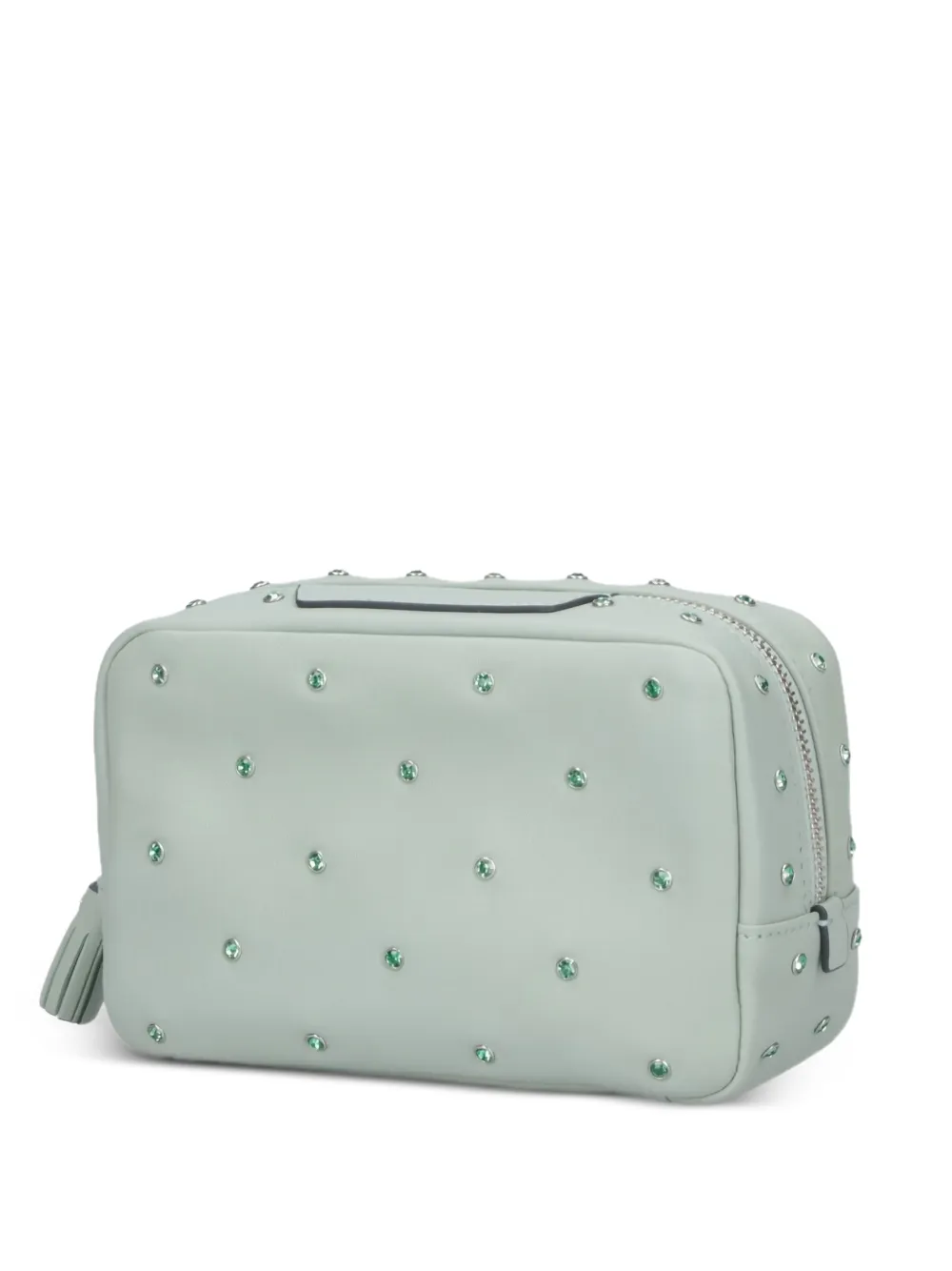 Anya Hindmarch Mini Important Things Clutch Bag in Green, view 3