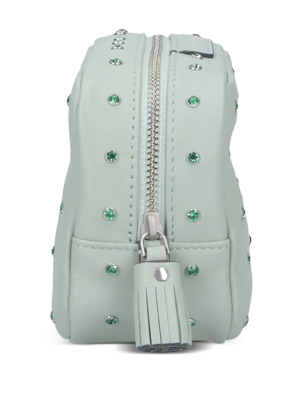 Anya Hindmarch Mini Important Things Clutch Bag in Green, view 5
