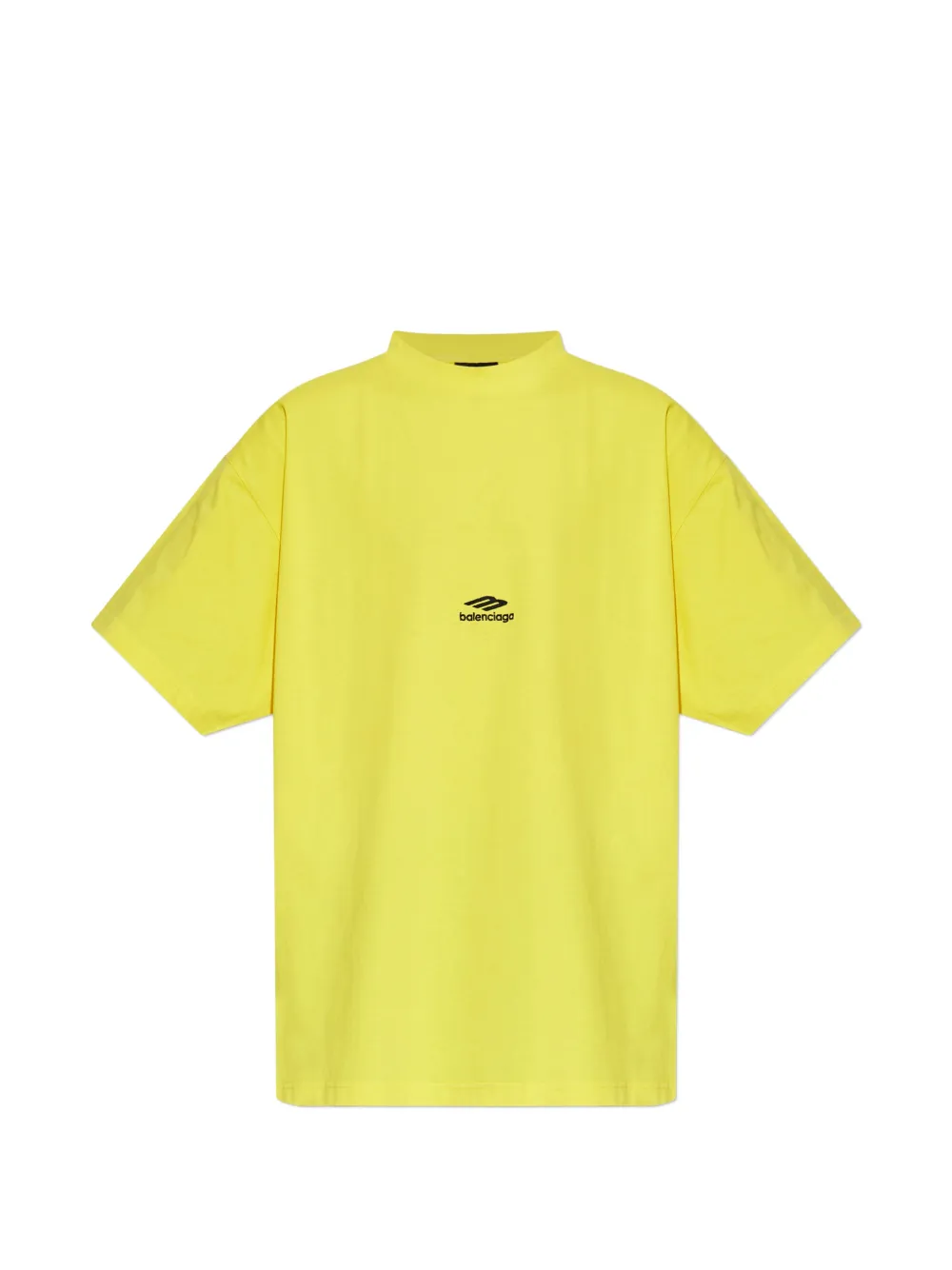 Balenciaga logo-print T-shirt | Yellow | FARFETCH