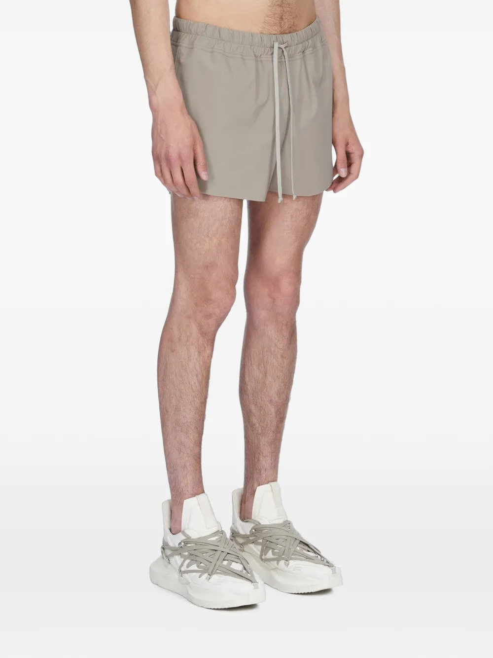 Rick Owens Zwembroek met trekkoordtaille Beige