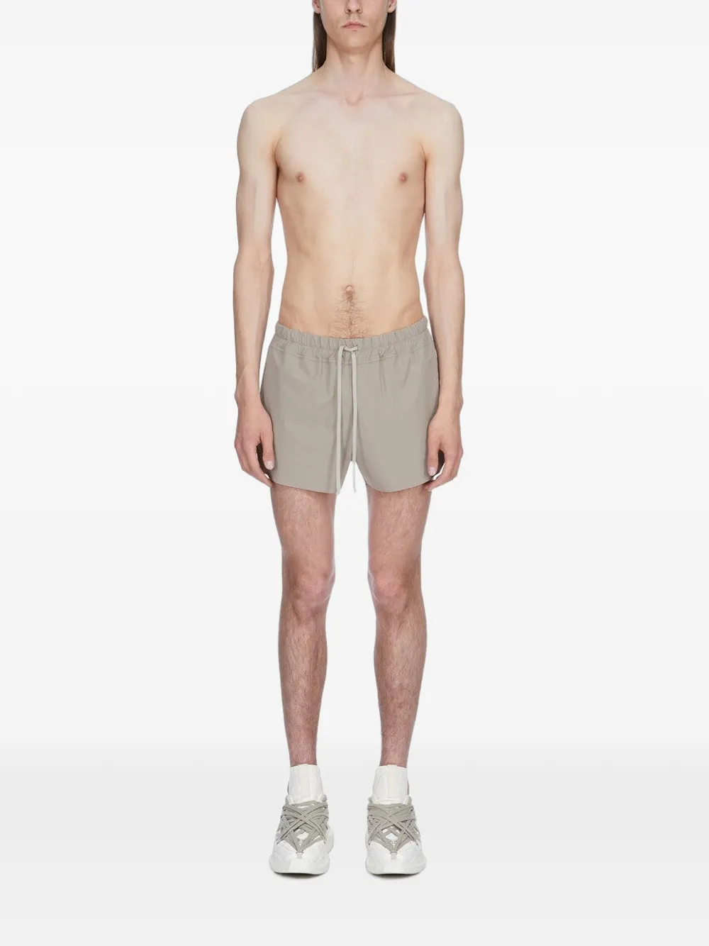 Rick Owens Zwembroek met trekkoordtaille Beige