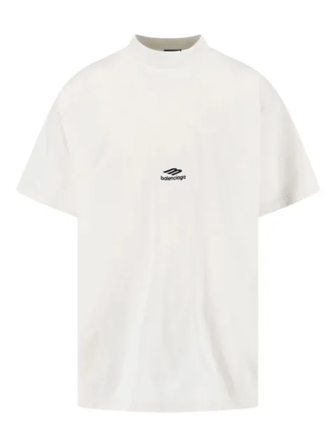 Balenciaga playera con detalle del logo