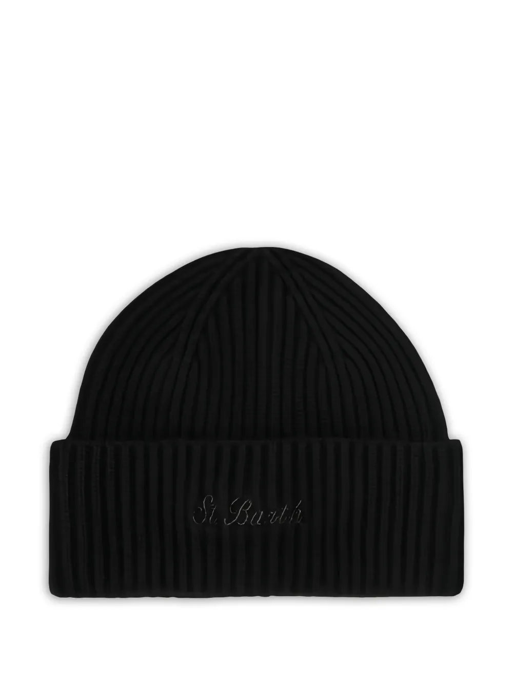 MC2 Saint Barth Kids Berretto Moss JR con ricamo - Nero