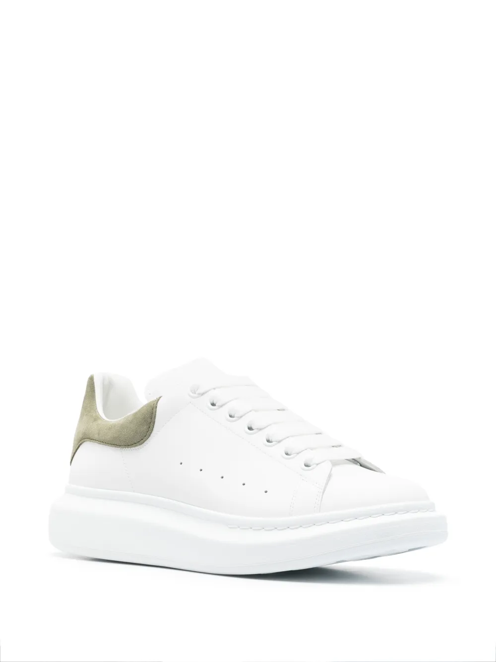 Alexander McQueen lace-up sneakers Wit