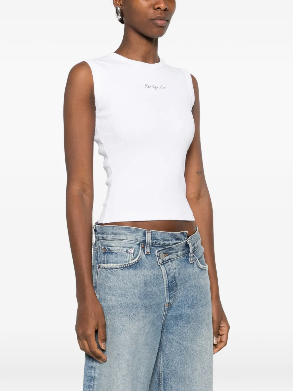 Axel Arigato T-shirt met logo Wit