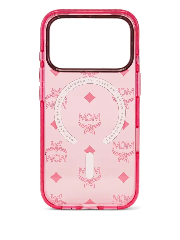 MCM x Casetify モノグラム iPhone 17 Pro ケース | ピンク | FARFETCH JP