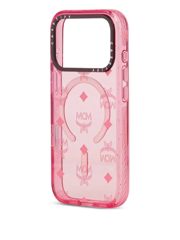 MCM iPhone17pro ケース　新作 MCM x Casetify モノグラム iPhone 17 Pro ケース | ピンク | FARFETCH JP