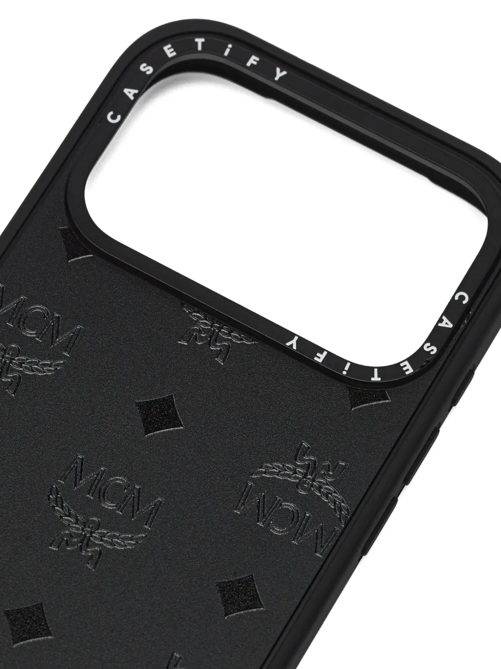 MCM x Casetify monogram-pattern iPhone 17 Pro Case | Black | FARFETCH