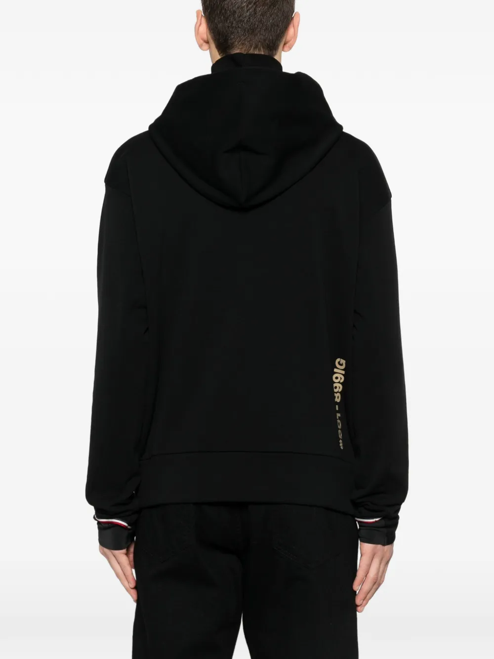 Moncler Grenoble Hoodie met print Zwart