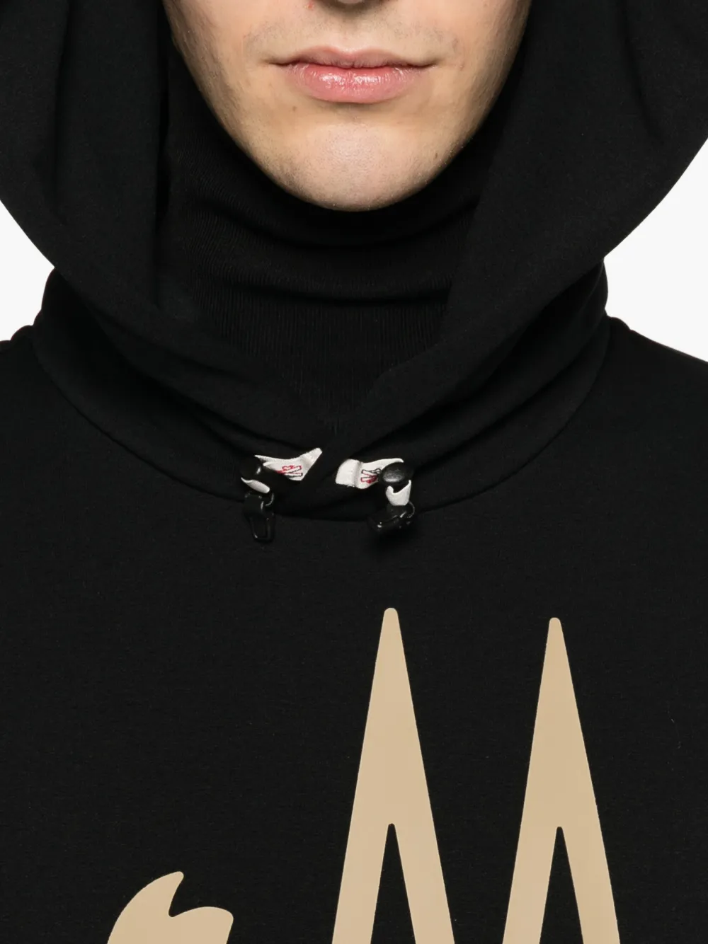 Moncler Grenoble Hoodie met print Zwart