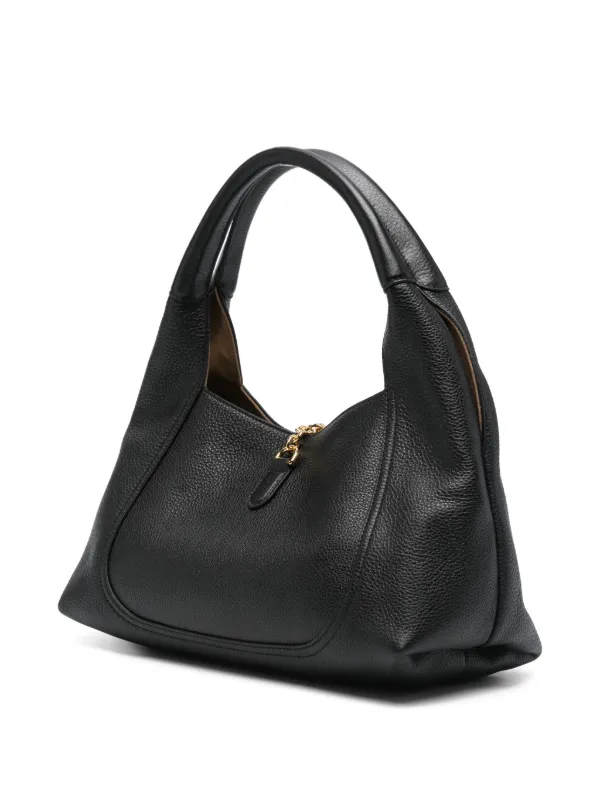 Gucci Horsebit grained-leather Tote Bag | Black | FARFETCH