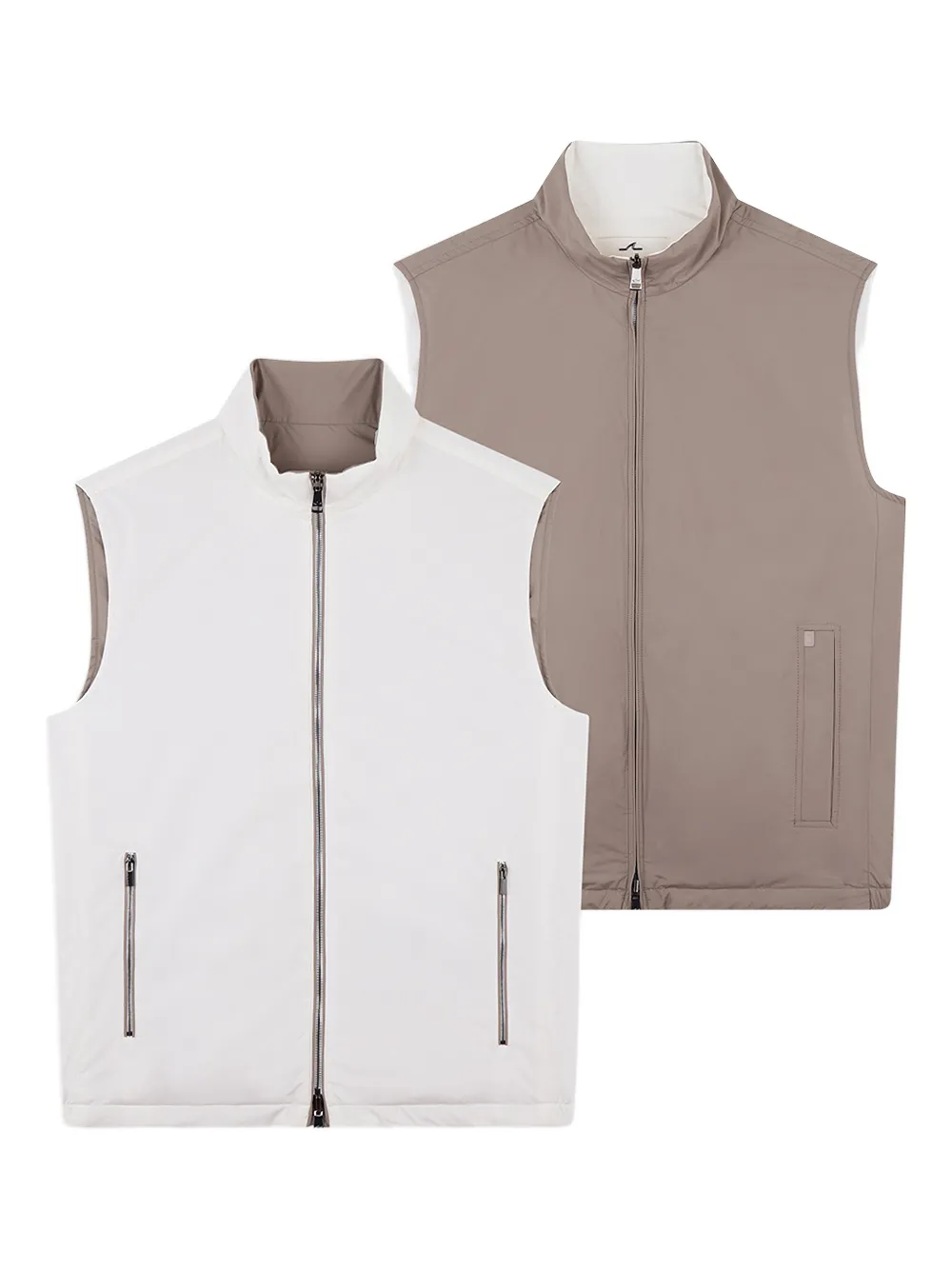 Paul & Shark reversible zip-fastening gilet - Bianco