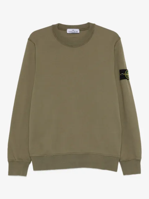 Stone Island logo-patch sweater
