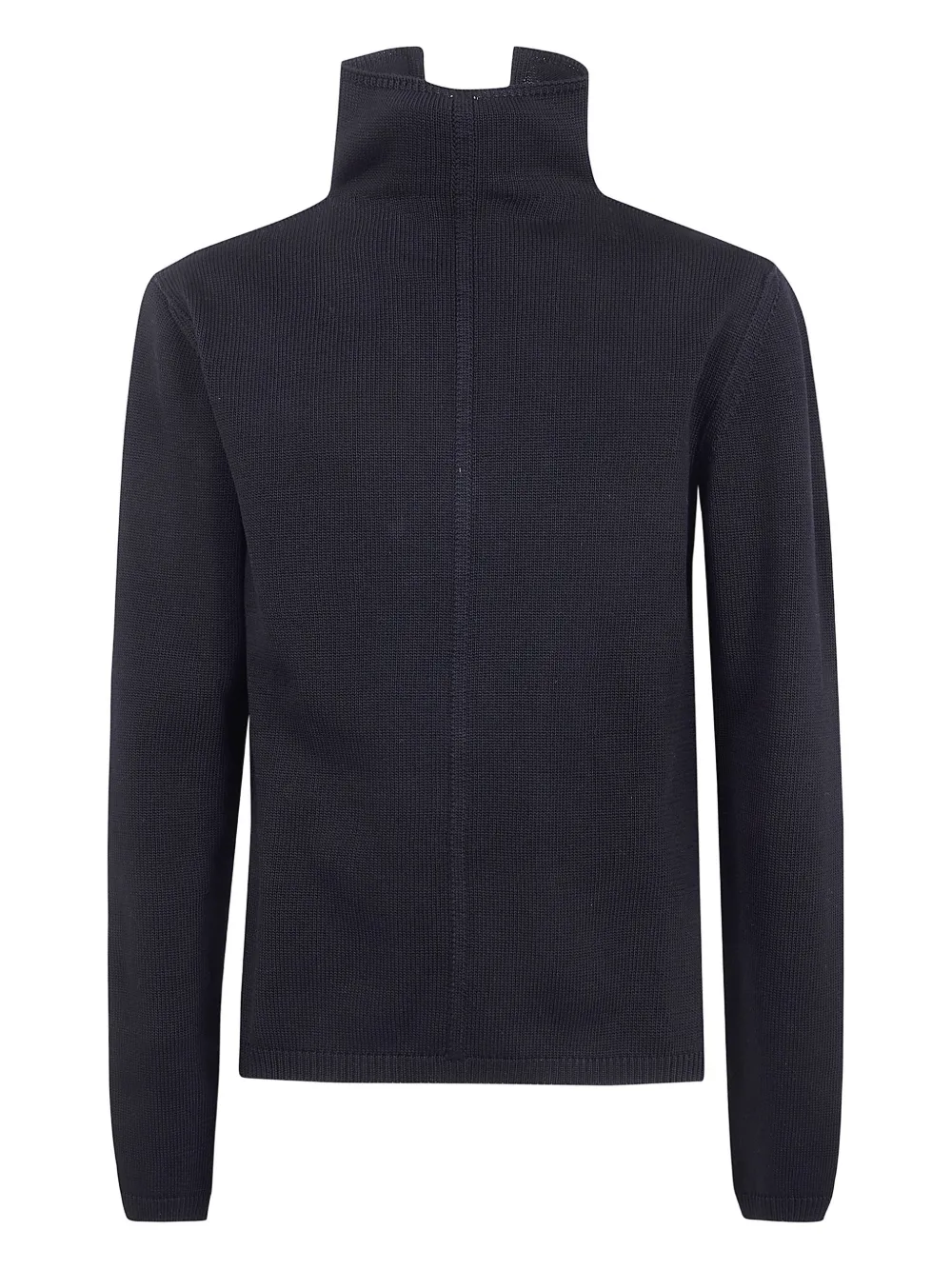 Rick Owens high-neck cut-out sweater - Blue