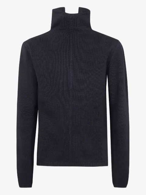 Rick Owens high-neck cut-out sweater