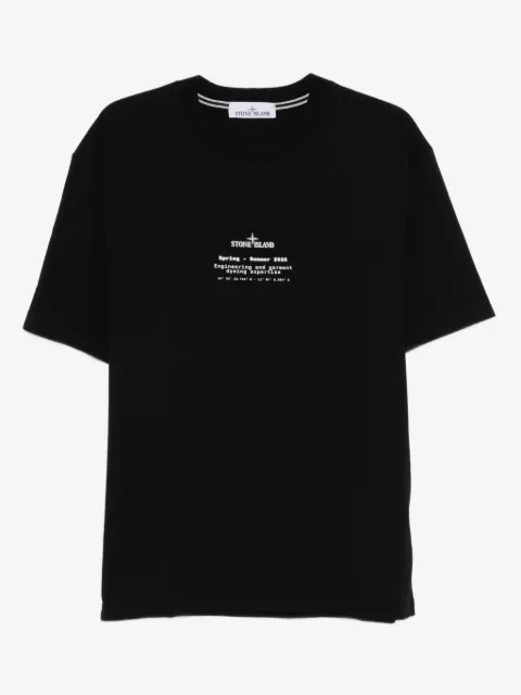 Stone Island playera con logo estampado 2100001