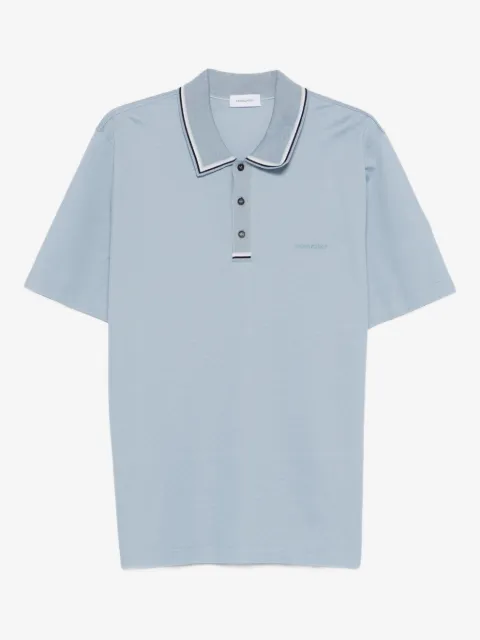 Ferragamo tipped-collar logo-embroidered polo shirt