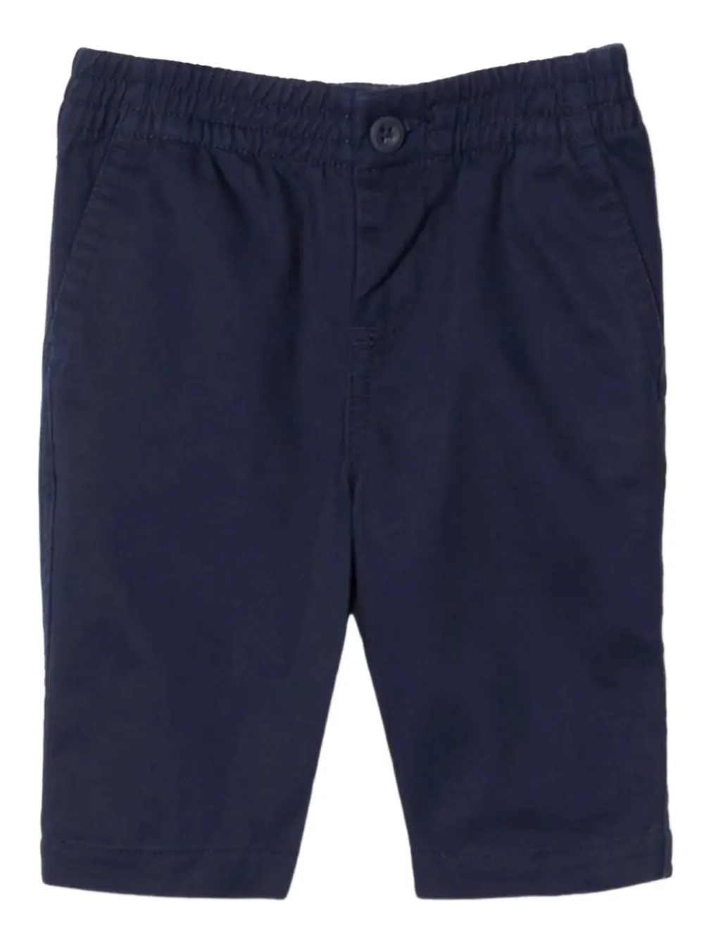 POLO RALPH LAUREN KIDS embroidered-logo flap-pocket trousers - Blu
