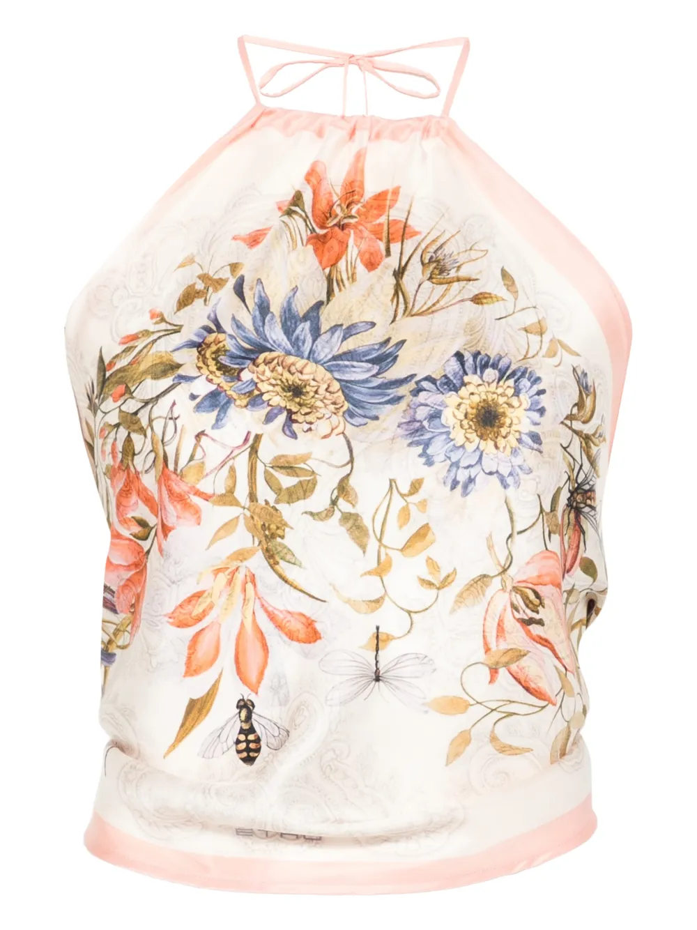 ETRO floral-print top - Toni neutri