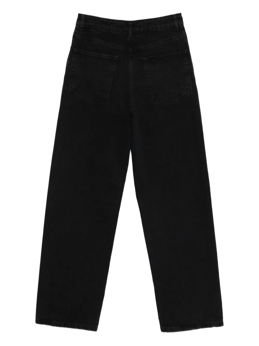 R&oacute;he denim trousers - Zwart