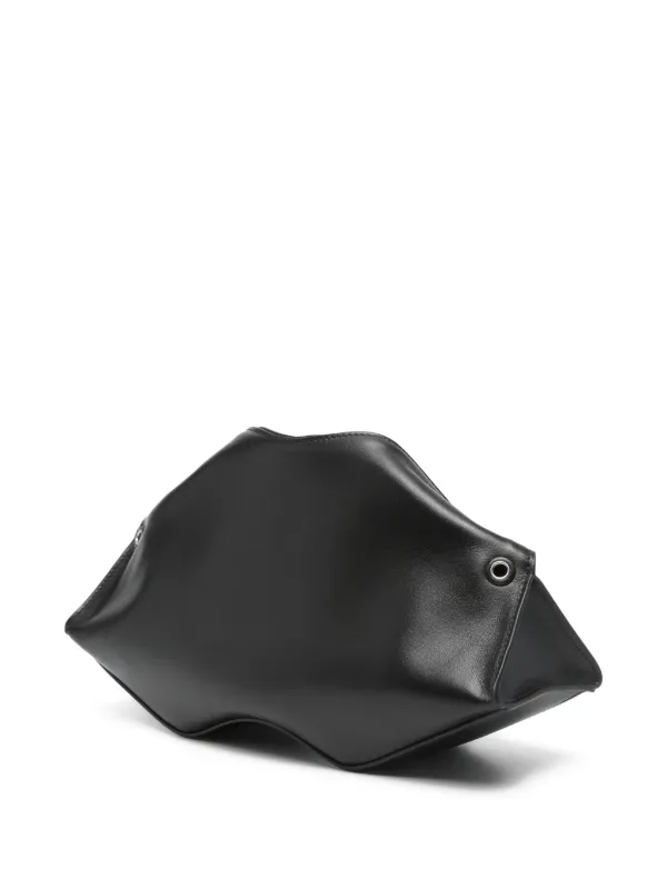 Alexander McQueen Manta Zip Clutch Bag | Black | FARFETCH