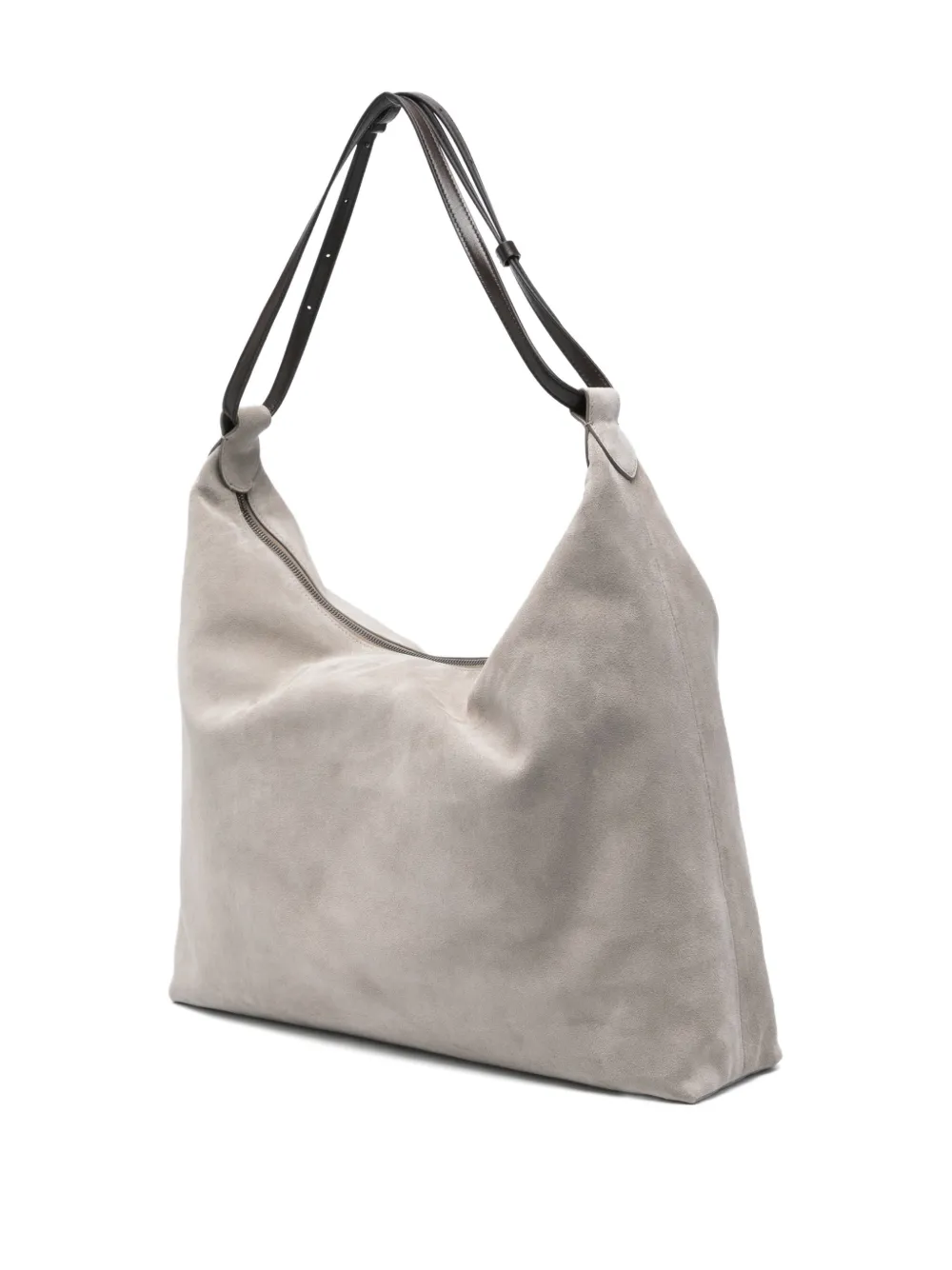  Brunello Cucinelli Suede Shoulder Bag - Grey 