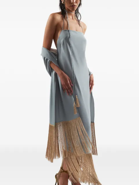 Taller Marmo Zizi Stole fringed scarf